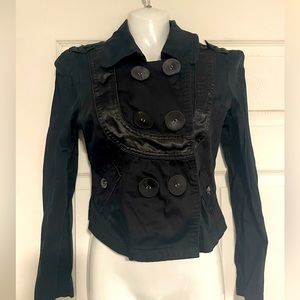 Cropped black blazer size XS by Seductions